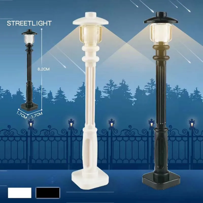 Streelight for Baseplate Road Lamp City Town Yard Lamp Street Straight crossroad t-junction curve road building block
Streelight for Baseplate Road Lamp City Town Yard Lamp Street Straight crossroad t-junction curve road building block