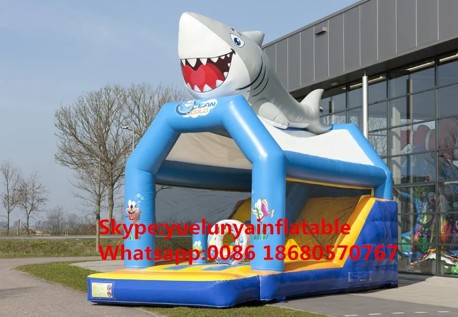 (Китай, Гуанчжоу) производители продают надувные горки, препятствия горки акулы 
(Китай, Гуанчжоу) производители продают надувные горки, препятствия горки акулы
