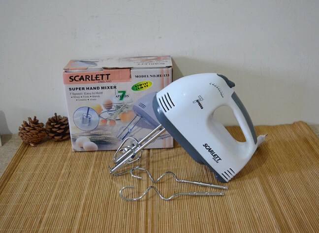 1PC New 180W egg beater Electric mixer with egg white separator branch with 7 powder bar JC 0570
1PC New 180W egg beater Electric mixer with egg white separator branch with 7 powder bar JC 0570