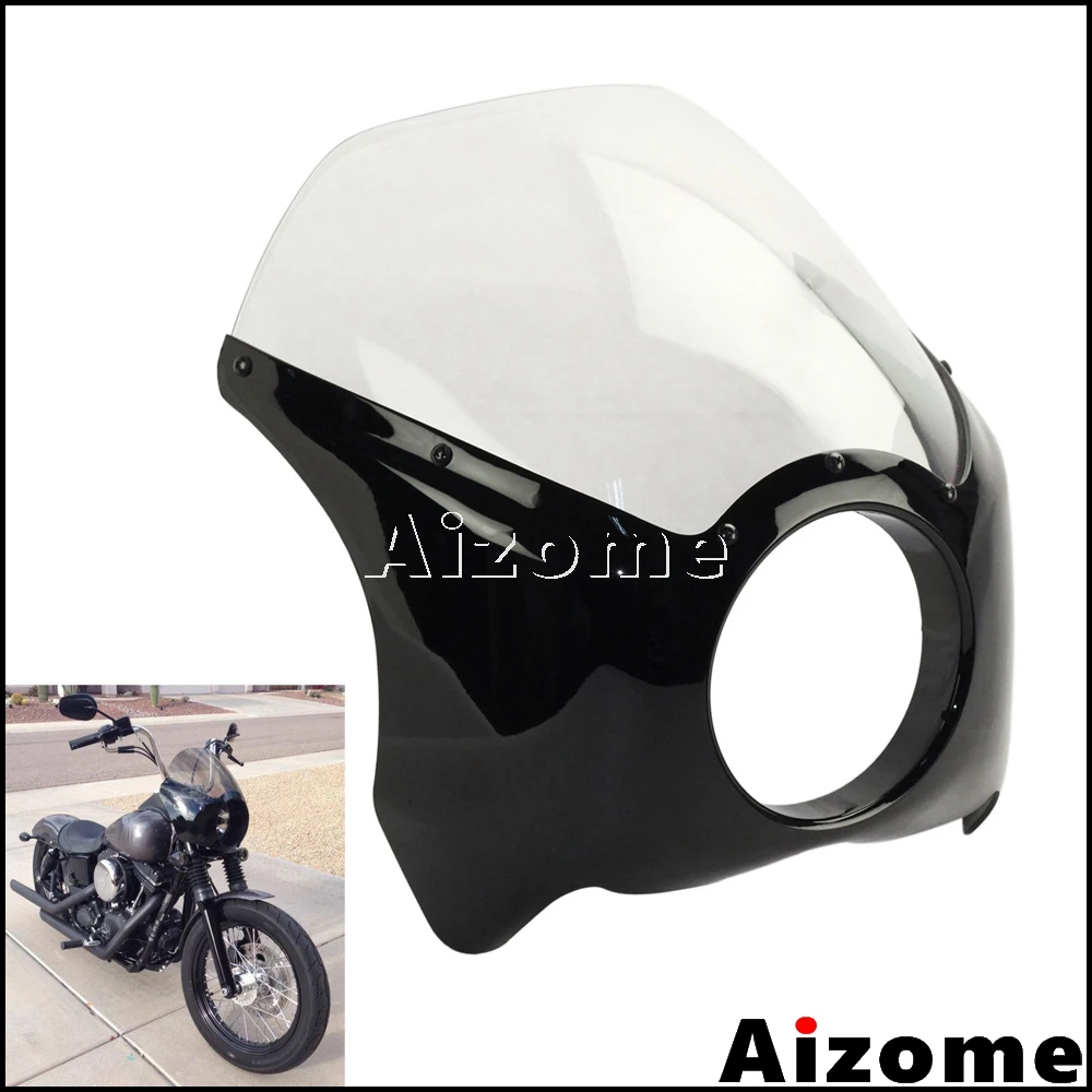 Universal Motorcycle 5.75" Headlight Fairing Headlamp Mask Front Windshield For Harley Sportster Custom Glide Dyna Road King
Universal Motorcycle 5.75" Headlight Fairing Headlamp Mask Front Windshield For Harley Sportster Custom Glide Dyna Road King