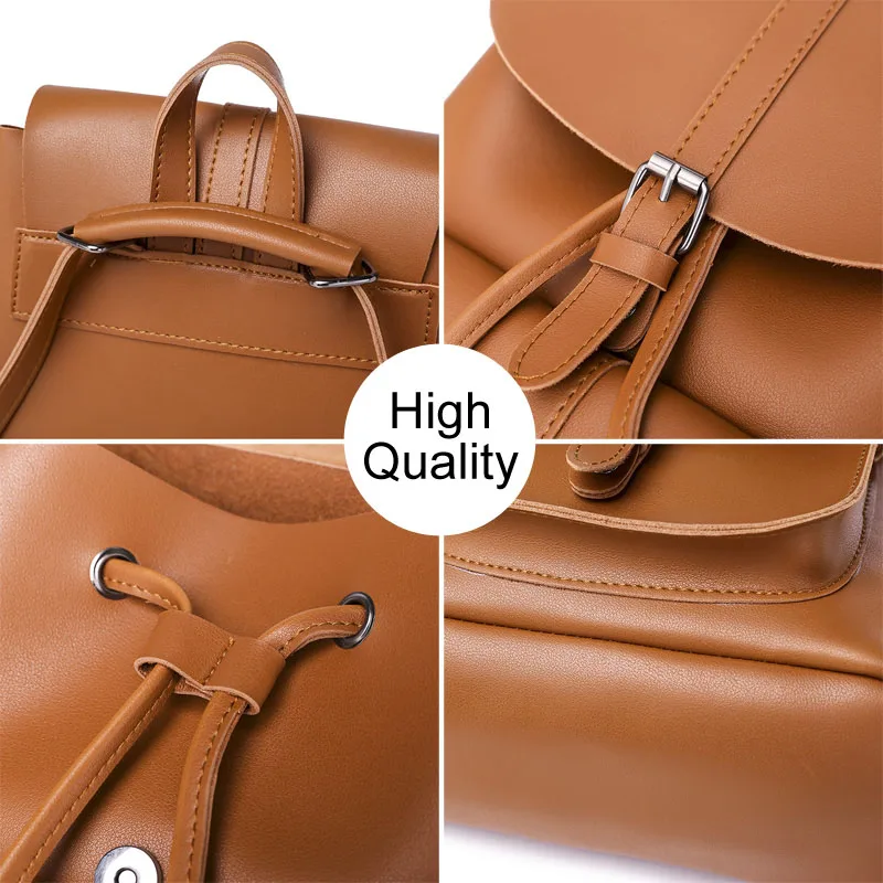 Women Backpack Vintage Leather Drawstring School Bag Black Rucksack Brand Shoulder Bags For Teenage Girls Female Backpacks XA23H
Women Backpack Vintage Leather Drawstring School Bag Black Rucksack Brand Shoulder Bags For Teenage Girls Female Backpacks XA23H