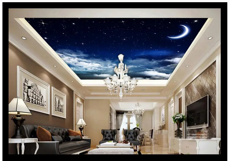 Custom 3d photo wallpaper 3d ceiling murals wallpaper Dreamy moon in the sky zenith ceiling murals frescoes home decor
Custom 3d photo wallpaper 3d ceiling murals wallpaper Dreamy moon in the sky zenith ceiling murals frescoes home decor