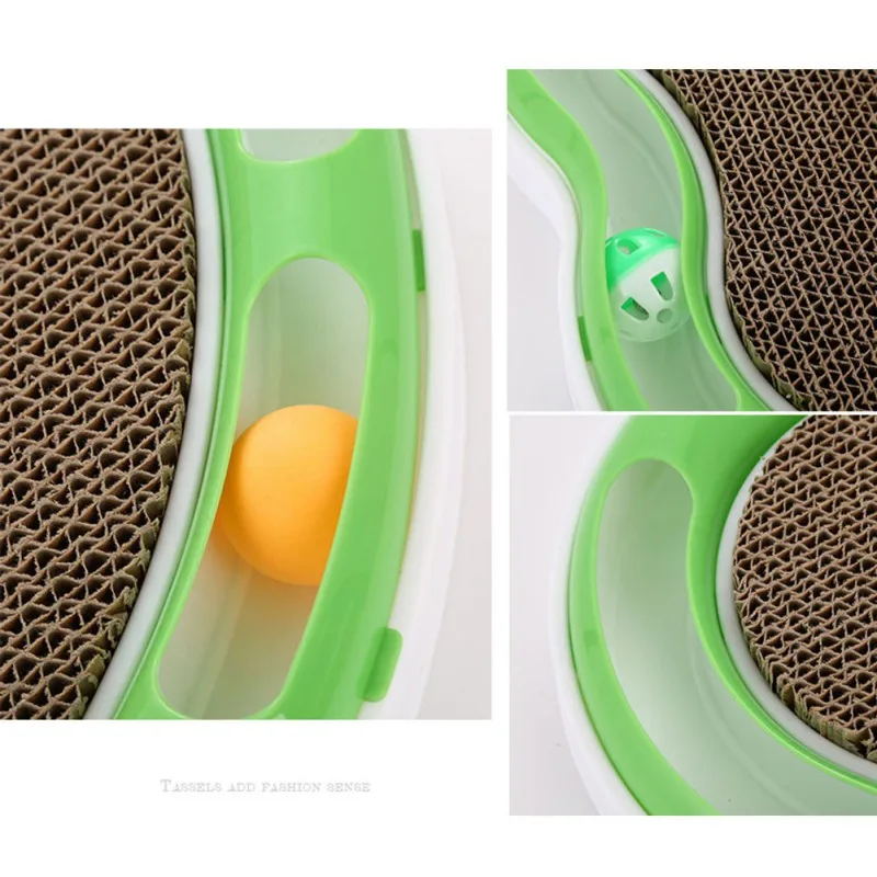 Heart-Shaped Cat Toy Scratch Board Pad with Catnip Bell Balls Intelligence disc cat toys ball Training Amusement plate 
Heart-Shaped Cat Toy Scratch Board Pad with Catnip Bell Balls Intelligence disc cat toys ball Training Amusement plate