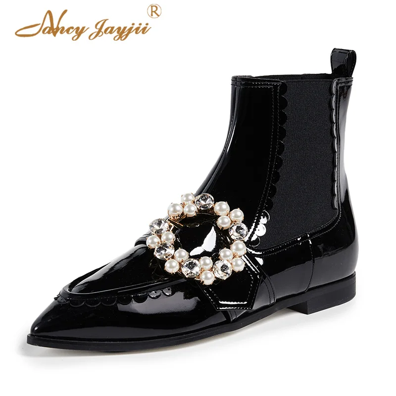Nancyjayjii Crystal Pearl Chelsea Boots 2021 Winter Women’S Work Party Mature Pointed Toe Chunky Heel Ankle Booties Ladies Shoes
Nancyjayjii Crystal Pearl Chelsea Boots 2021 Winter Women’S Work Party Mature Pointed Toe Chunky Heel Ankle Booties Ladies Shoes