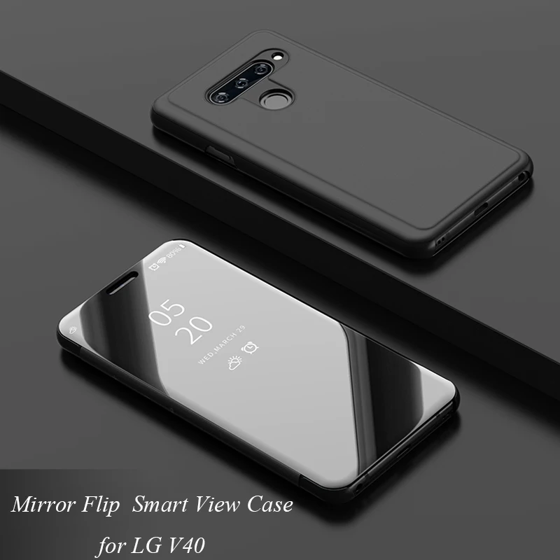 LGV40 Mirror Flip Case For LG V40 Luxury Clear View PU Leather Cover For LG V40 Smart phone Case for LG V 40
LGV40 Mirror Flip Case For LG V40 Luxury Clear View PU Leather Cover For LG V40 Smart phone Case for LG V 40