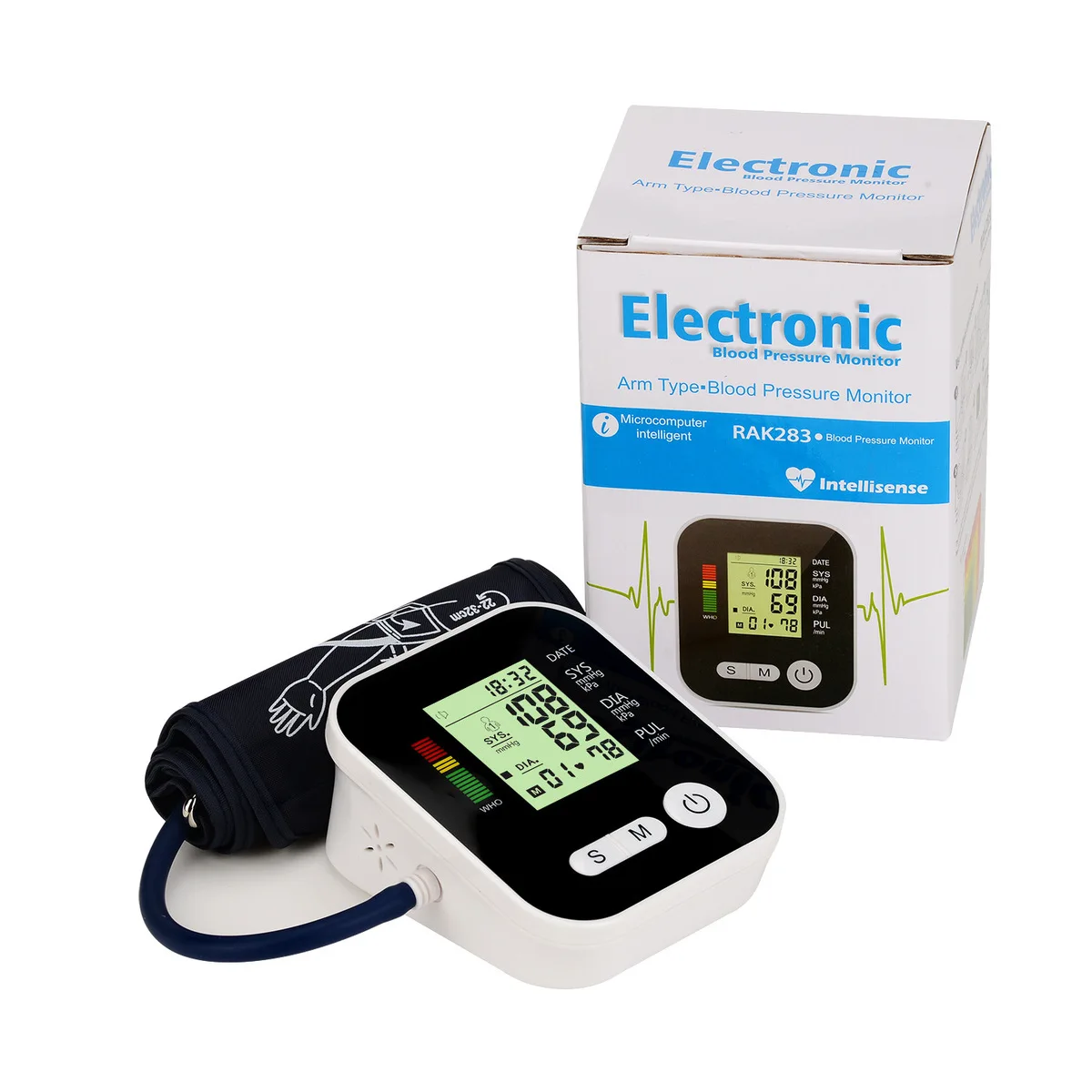 Type Fully Automatic Electronics Sphygmomanometer Gao Measure Blood Pressure Arm
Type Fully Automatic Electronics Sphygmomanometer Gao Measure Blood Pressure Arm