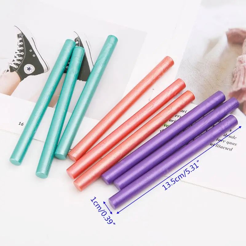 2021 New 3Pcs Vintage Seal Sealing Wax Stick For Melting Stamp Envelope Invitation Craft Handmade Hobby DIY Tools
2021 New 3Pcs Vintage Seal Sealing Wax Stick For Melting Stamp Envelope Invitation Craft Handmade Hobby DIY Tools