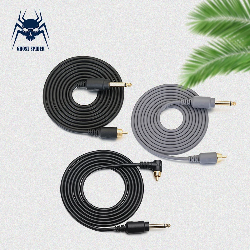 GHOST SPIDER Aluminium Alloy 2M Tattoo RCA & Vertical RCA Clip Cord High Quality Tattoo Machine Gun Power Supply
GHOST SPIDER Aluminium Alloy 2M Tattoo RCA & Vertical RCA Clip Cord High Quality Tattoo Machine Gun Power Supply