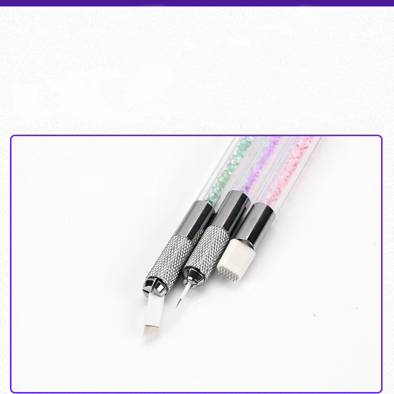 1PC Permanent Makeup Accessories Manual Tattoo Pen Microblading Pen Good Quality Double Head Crystal Tattoo Pen for Eyebrow/Lip
1PC Permanent Makeup Accessories Manual Tattoo Pen Microblading Pen Good Quality Double Head Crystal Tattoo Pen for Eyebrow/Lip