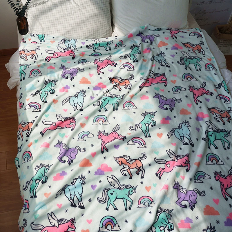 thin blanket for summer unicorn animal print active printing flannel velvet blankets throws air conditioning bed cover sheet
thin blanket for summer unicorn animal print active printing flannel velvet blankets throws air conditioning bed cover sheet