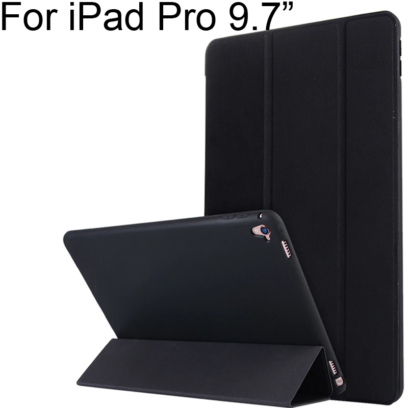 Мягкий силиконовый умный чехол подставка для iPad Pro 9 7 защитный iPadPro "Pro9.7 3