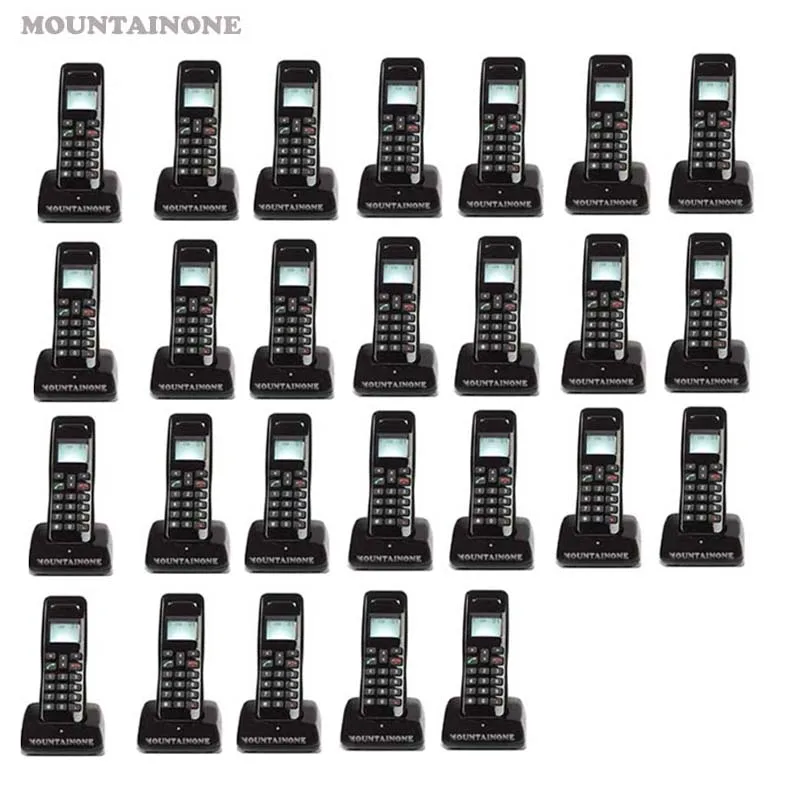 MOUNTAINONE Новое поступление 2 4 GHz беспроводная цифровая аудио Интерком система для 26