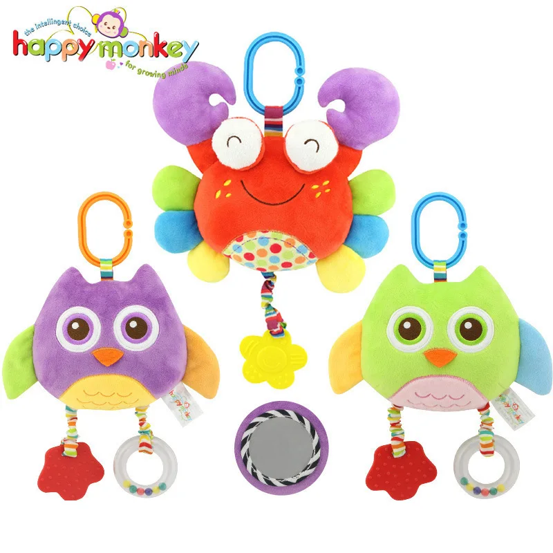 Baby Animal Rattles Toy Kids Soft Plush Toy Teether Infant Stroller/Bed/Crib Hanging Bell Toys
Baby Animal Rattles Toy Kids Soft Plush Toy Teether Infant Stroller/Bed/Crib Hanging Bell Toys