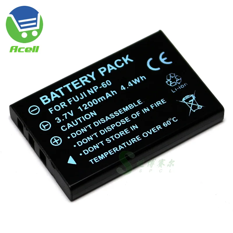 Аккумулятор NP60 W0006 для видеокамеры AIPTEK Action HD SeeMe 3D i2 T8Pro AHD A100 A300 H500 H350 H250 H150 Z500 Z600 Z700