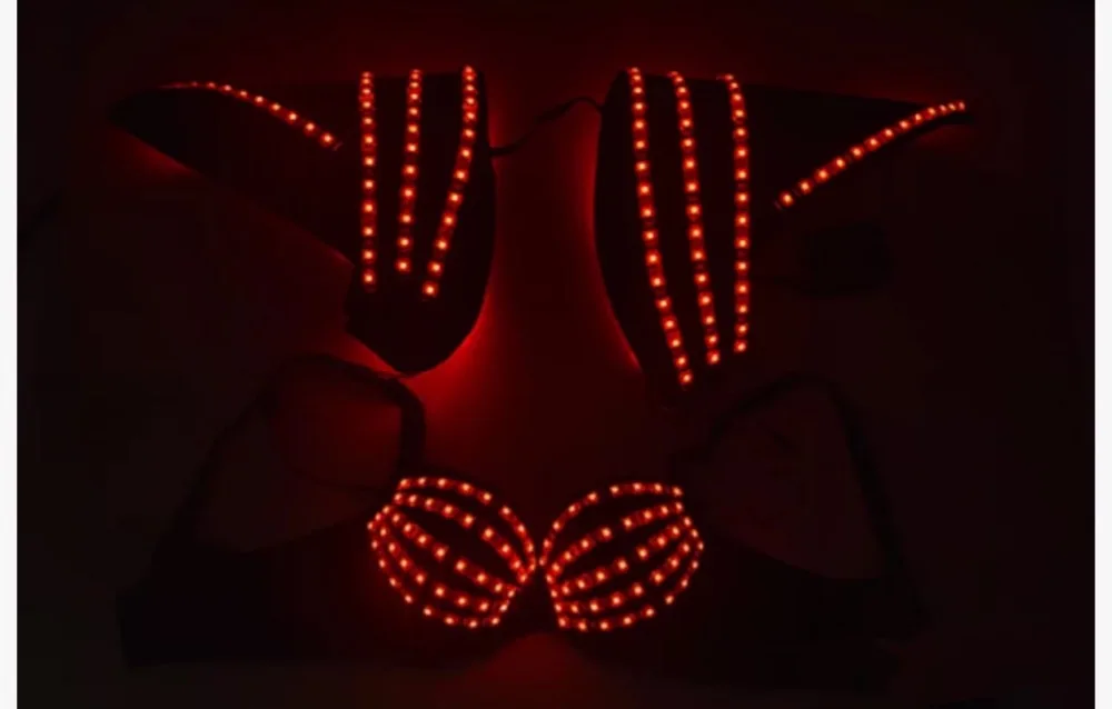 RGB LED Bra Colorful Shoulder Dance Costumes luminous Vest For Ballroom Bar DJ Disco Party Event Singer Sexy Wears
RGB LED Bra Colorful Shoulder Dance Costumes luminous Vest For Ballroom Bar DJ Disco Party Event Singer Sexy Wears