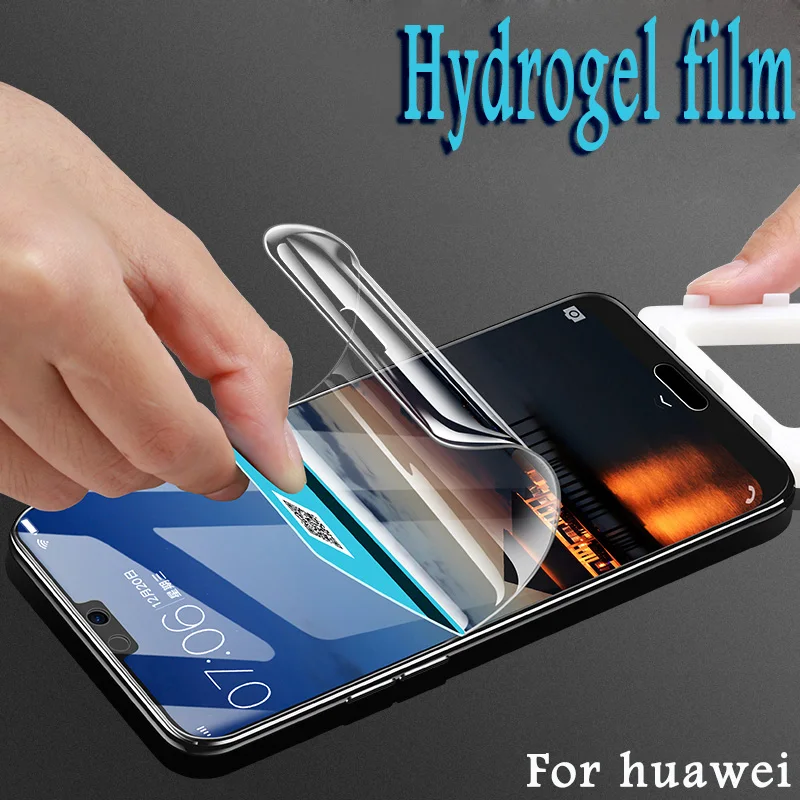 Мягкая Гидрогелевая пленка для huawei Mate20 Lite Pro P30 lite pro Защита экрана P20 Mate10 не