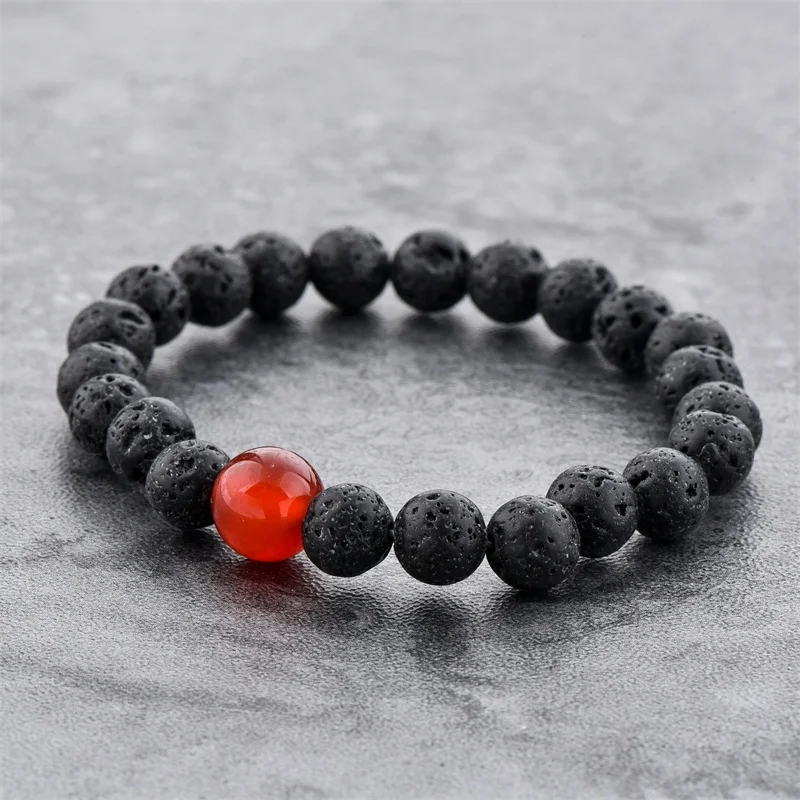 LongWay SBR190001 2019 New Desinger Natural Stone Beads Volcanic Rocks Beaded Bracelets Red Crystal Beads Elatic Banges Women
LongWay SBR190001 2019 New Desinger Natural Stone Beads Volcanic Rocks Beaded Bracelets Red Crystal Beads Elatic Banges Women