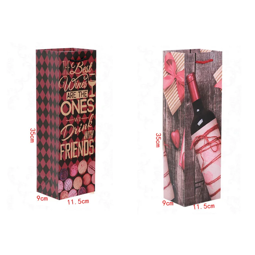 10 Pcs/lot Premium Red Wine Bag Gift Packaging Single Wine Handbag Bags Recyclable Bags Environmental Protection Bag 35*11.5*9cm
10 Pcs/lot Premium Red Wine Bag Gift Packaging Single Wine Handbag Bags Recyclable Bags Environmental Protection Bag 35*11.5*9cm