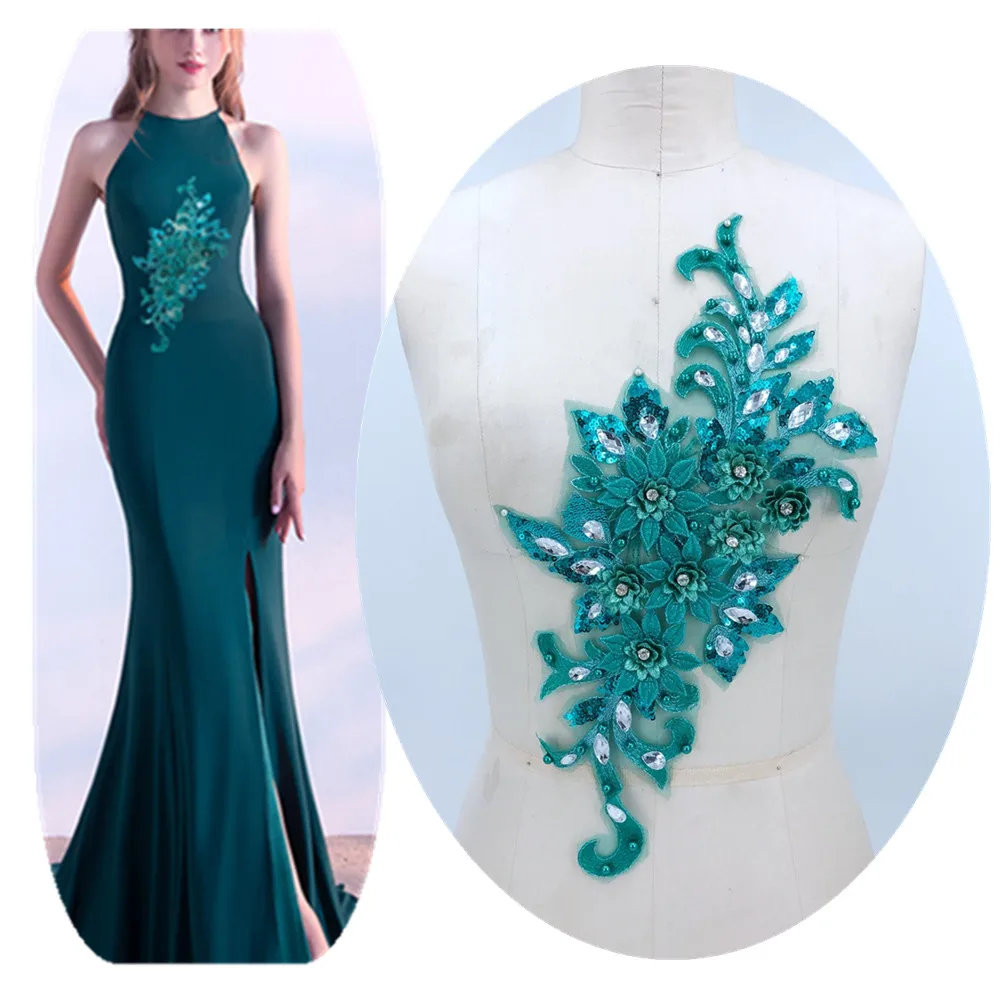 Вышитая нашивка из горного хрусталя ручной работы, вышитая нашивка, свадебное платье, ручная работа 
Вышитая нашивка из горного хрусталя ручной работы, вышитая нашивка, свадебное платье, ручная работа