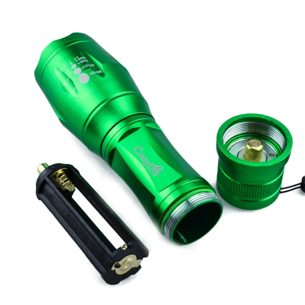 Zoomable LED Flashlight Torch CREE XM-L T6 2000 Lumen Led Torch Lantern By 3xAAA or 1x18650 Battery
Zoomable LED Flashlight Torch CREE XM-L T6 2000 Lumen Led Torch Lantern By 3xAAA or 1x18650 Battery