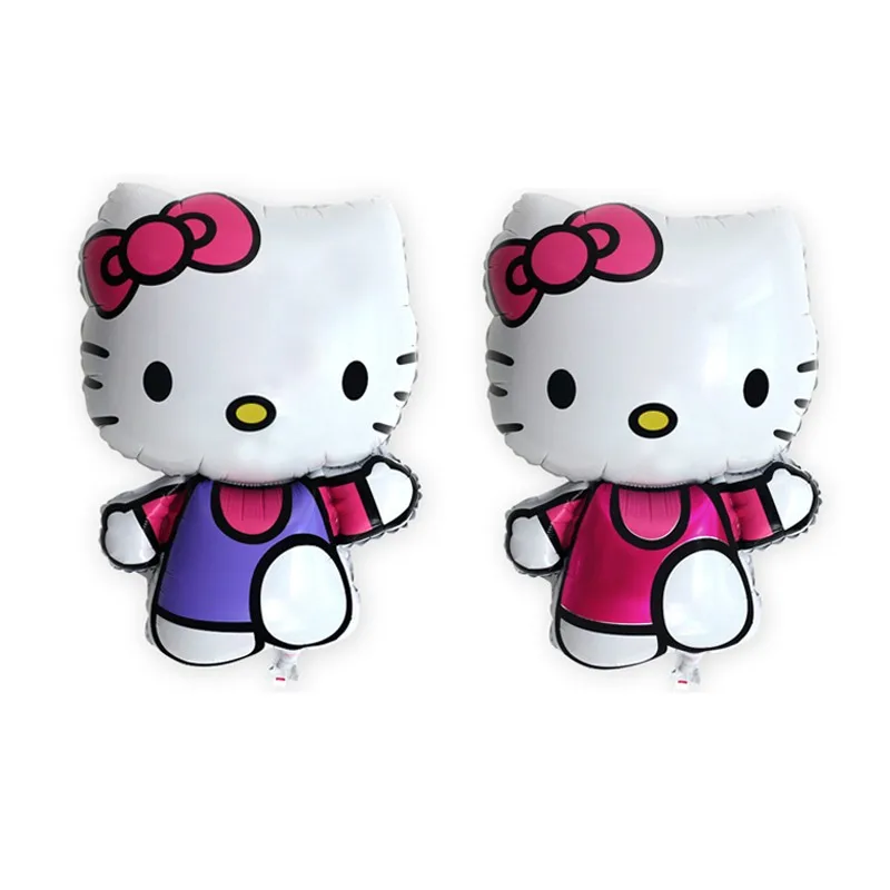 KUWANLE 10 шт./лот 68*47 см воздушный шар Hello Kitty мультфильм KT фольгированные гелиевые