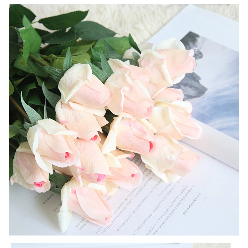 Free Shipping 11pcs Latex Rose Artificial Flowers Real Touch Rose Bud Wedding Fake Flowers for Home Party Decor Valentine's Gift
Free Shipping 11pcs Latex Rose Artificial Flowers Real Touch Rose Bud Wedding Fake Flowers for Home Party Decor Valentine's Gift