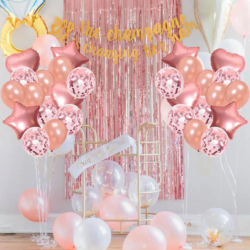 QIFU Rose Gold Wedding Decorations Birthday Bachelorette Party Team Bride To Be Baby Shower Party Wedding Party Decor Accessorie
QIFU Rose Gold Wedding Decorations Birthday Bachelorette Party Team Bride To Be Baby Shower Party Wedding Party Decor Accessorie