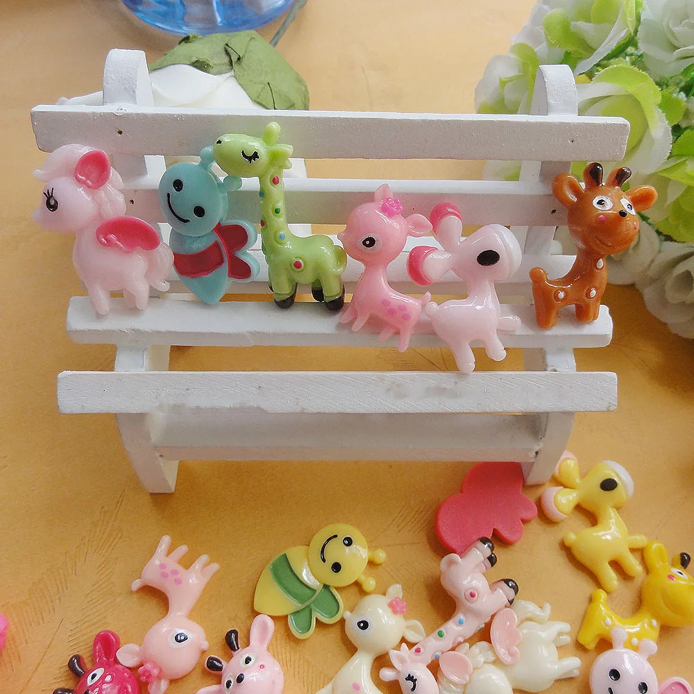 10pcs/lot Simple Cute flat back Resin horse deer giraffe bee 6 different type Jewelry Making Findings
10pcs/lot Simple Cute flat back Resin horse deer giraffe bee 6 different type Jewelry Making Findings