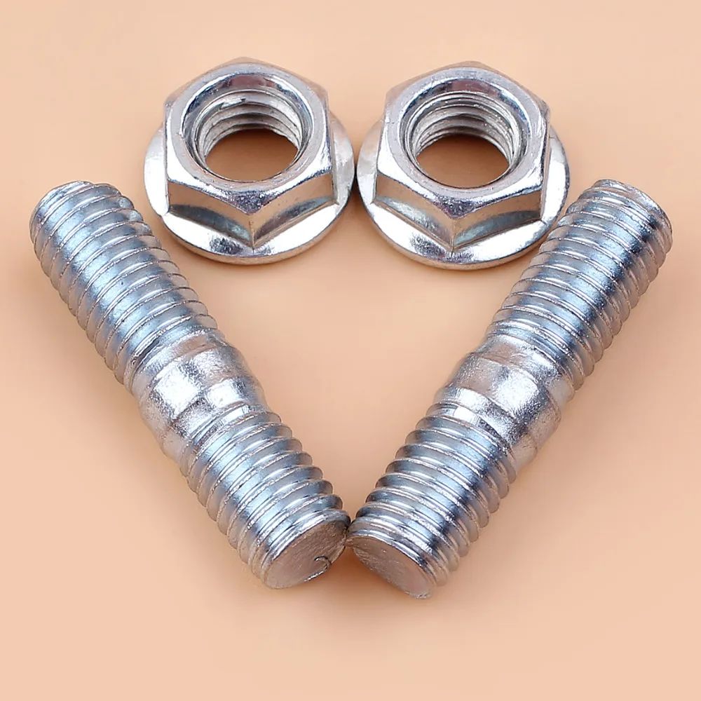Muffler Bolt Stud Nuts for fit Honda GX120 GX160 GX200 GX 120 160 200 168F 4-Stroke Gas Engine Gasoline Motor Trimmer Lawnmower
Muffler Bolt Stud Nuts for fit Honda GX120 GX160 GX200 GX 120 160 200 168F 4-Stroke Gas Engine Gasoline Motor Trimmer Lawnmower