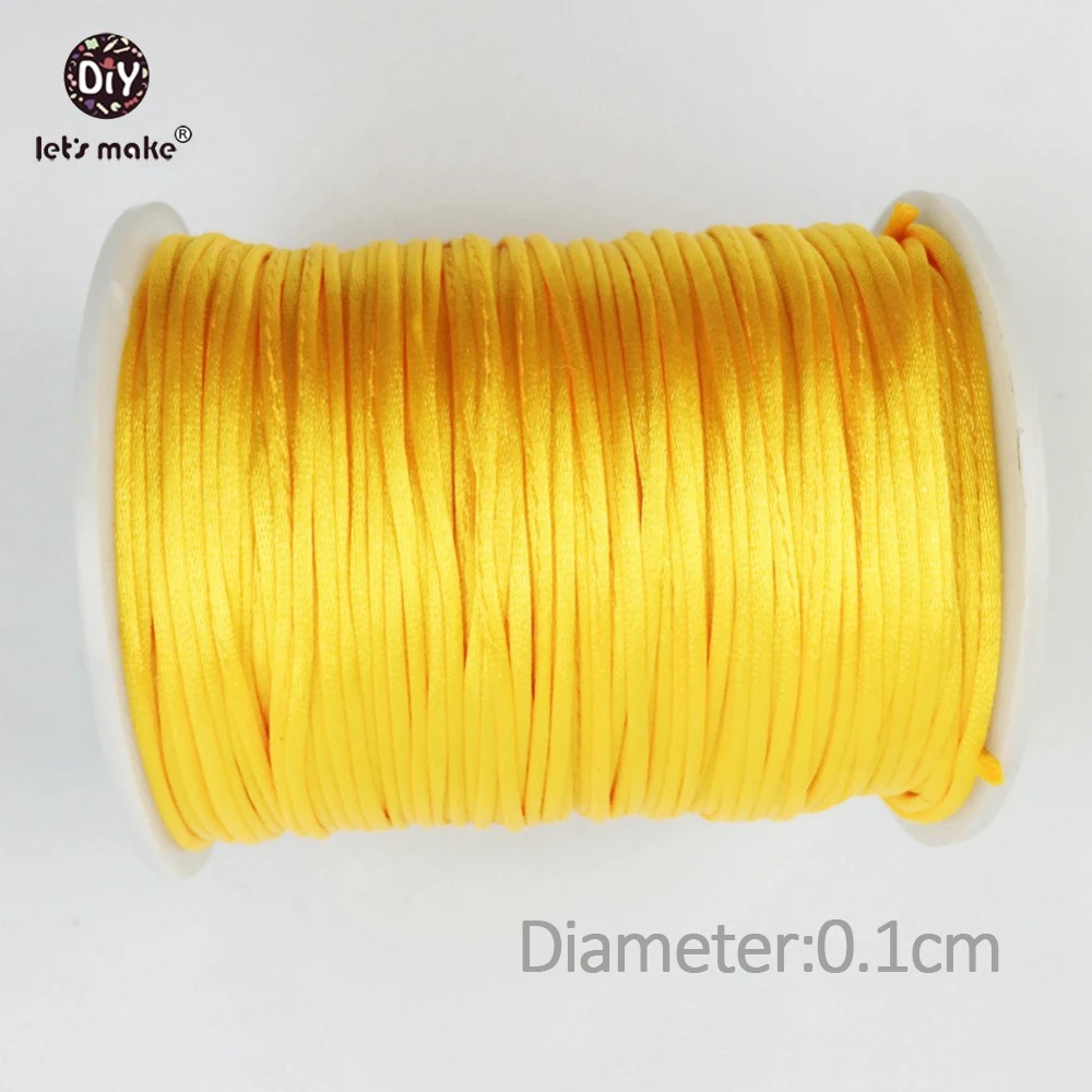 Let's make Satin Nylon Cord Perfect for Teething or Sensory Necklaces Safe Silicone Teething Necklace Cord Craft
Let's make Satin Nylon Cord Perfect for Teething or Sensory Necklaces Safe Silicone Teething Necklace Cord Craft