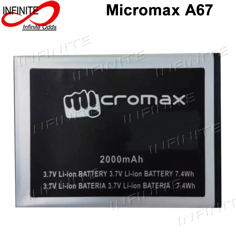 Аккумулятор Micromax A67 2000 мА · ч мобильный телефон | Мобильные телефоны и аксессуары