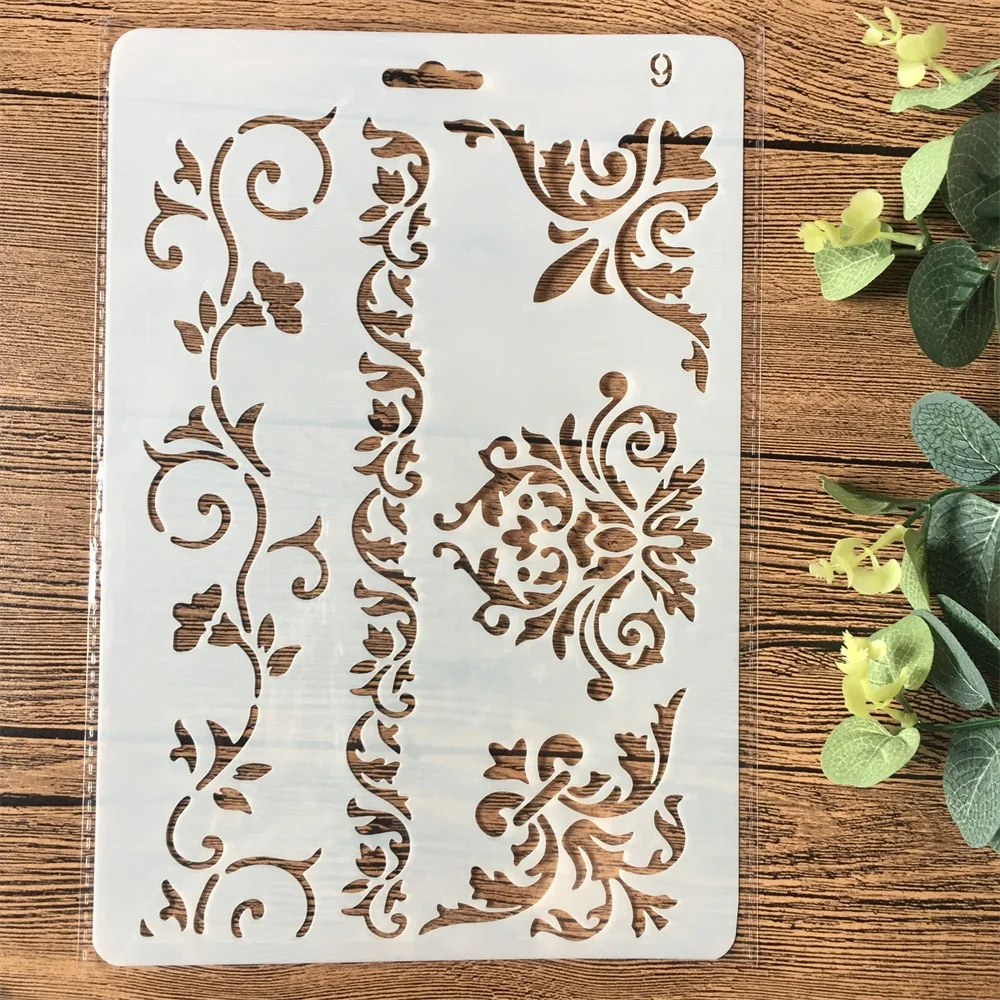 26cm Floral Frame Edge DIY Craft Layering Stencils Painting Scrapbooking Stamping Embossing Album Paper Card Template
26cm Floral Frame Edge DIY Craft Layering Stencils Painting Scrapbooking Stamping Embossing Album Paper Card Template