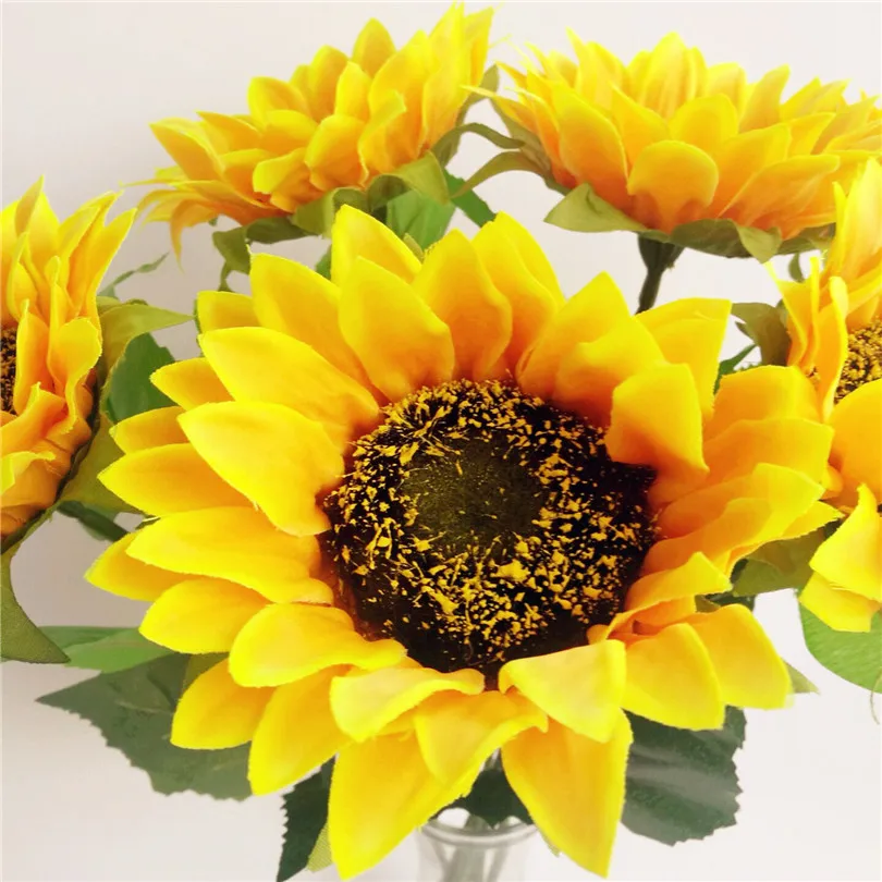 24Pcs Artificial Sunflower Yellow Sun Flower 60cm Long for Home Wedding Party Decorative Flowers
24Pcs Artificial Sunflower Yellow Sun Flower 60cm Long for Home Wedding Party Decorative Flowers