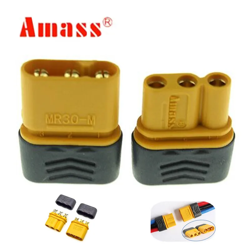 Штепсельная Вилка Amass MR30 10 пар гнездовой разъем с оболочкой для