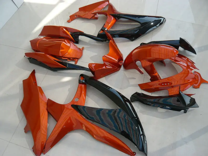 Комплект обтекателей под давлением для GSXR600 750 K8 08 09 GSXR 600 GSXR750 2008 2009 ABS красный
