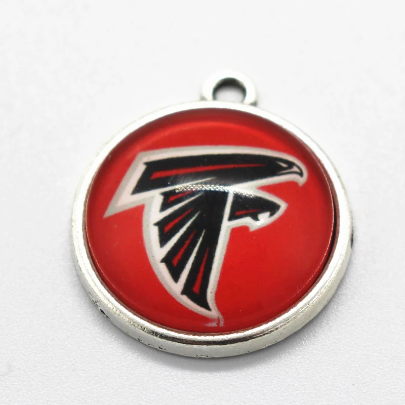 Хит продаж 10 шт./партия Подвески Falcons американские футбольные спортивные шармы Diy