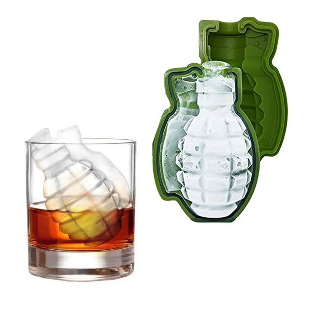 3D Grenade Shape Ice Cube Mold Ice Cream Maker Mold Party Drinks Silicone Trays Molds Creative Bar Pub Accessories Tools
3D Grenade Shape Ice Cube Mold Ice Cream Maker Mold Party Drinks Silicone Trays Molds Creative Bar Pub Accessories Tools