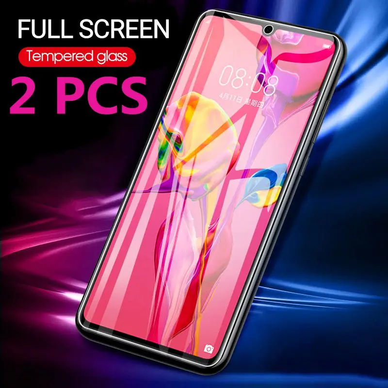 2 шт./лот протектор экрана из закаленного стекла для huawei P smart 2019 P30 P20 Lite Стекло