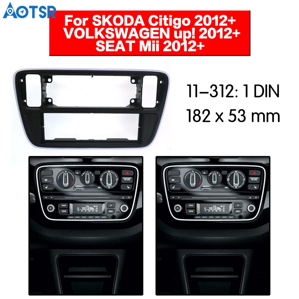 1 din Radio Fascia for SKODA Citigo for VOLKSWAGEN up for SEAT Mii Panel Mount Installation Dash Kit Frame Adapter Radio trim
1 din Radio Fascia for SKODA Citigo for VOLKSWAGEN up for SEAT Mii Panel Mount Installation Dash Kit Frame Adapter Radio trim
