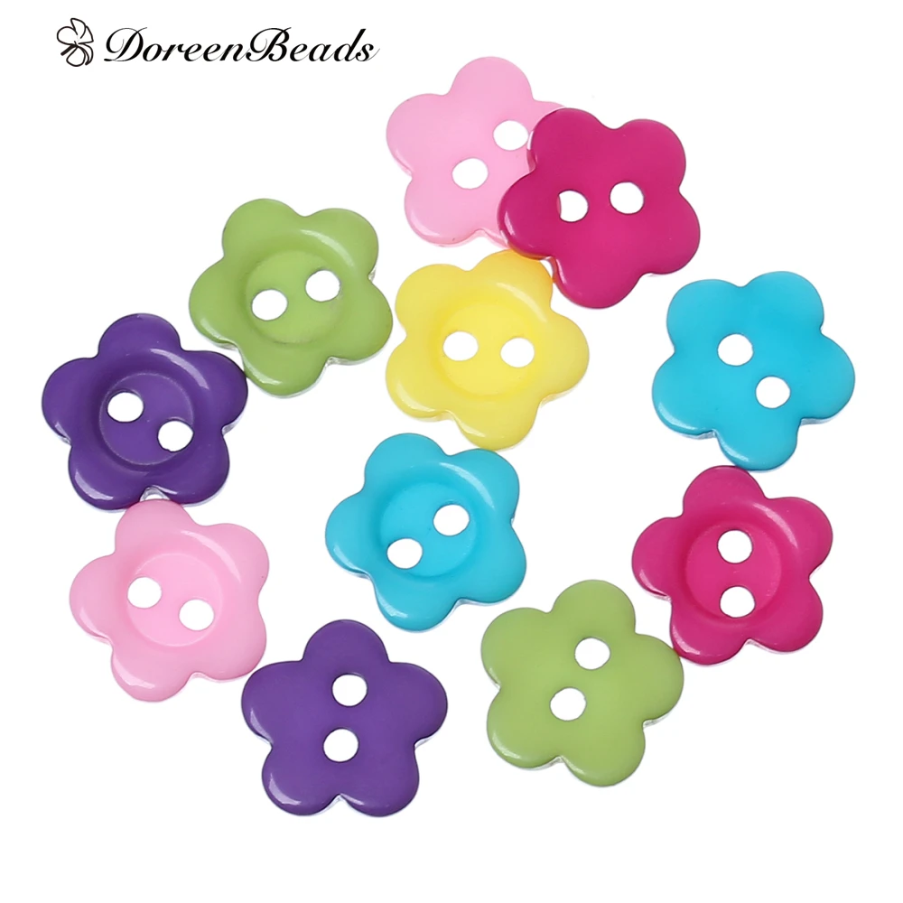 DoreenBeads Resin Sewing Button Scrapbooking Flower Mixed 2 Holes 10.5mm( 3/8")x 10.0mm( 3/8"),30 PCs
DoreenBeads Resin Sewing Button Scrapbooking Flower Mixed 2 Holes 10.5mm( 3/8")x 10.0mm( 3/8"),30 PCs