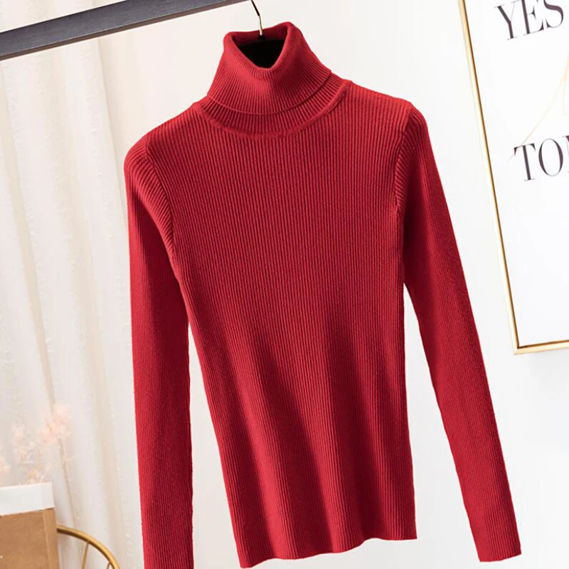 2019 High Quality Fashion Spring Autumn Winter Sweater Women Wool Turtleneck Pullovers Fashion Women's Solid Sweaters RQ216
2019 High Quality Fashion Spring Autumn Winter Sweater Women Wool Turtleneck Pullovers Fashion Women's Solid Sweaters RQ216