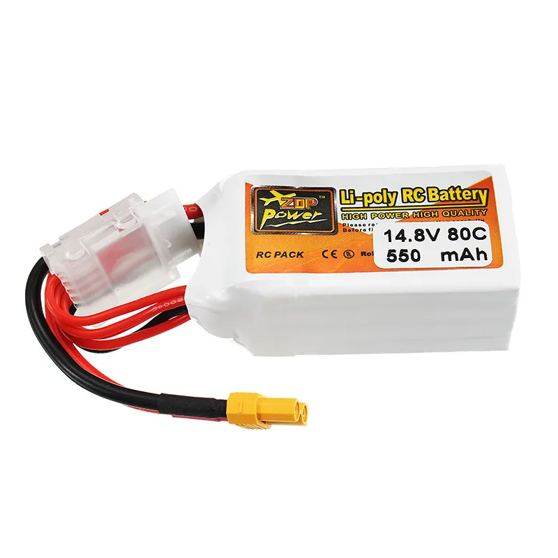 Аккумуляторная батарея Lipo ZOP Power 14 8 V 550mAh 80C 4S Battery XT30 Plug | Игрушки и хобби
