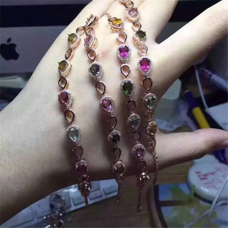 KJJEAXCMY fine jewelry S925 pure silver bracelet natural tourmaline double heart drop girl bracelet wholesale jewelry.
KJJEAXCMY fine jewelry S925 pure silver bracelet natural tourmaline double heart drop girl bracelet wholesale jewelry.
