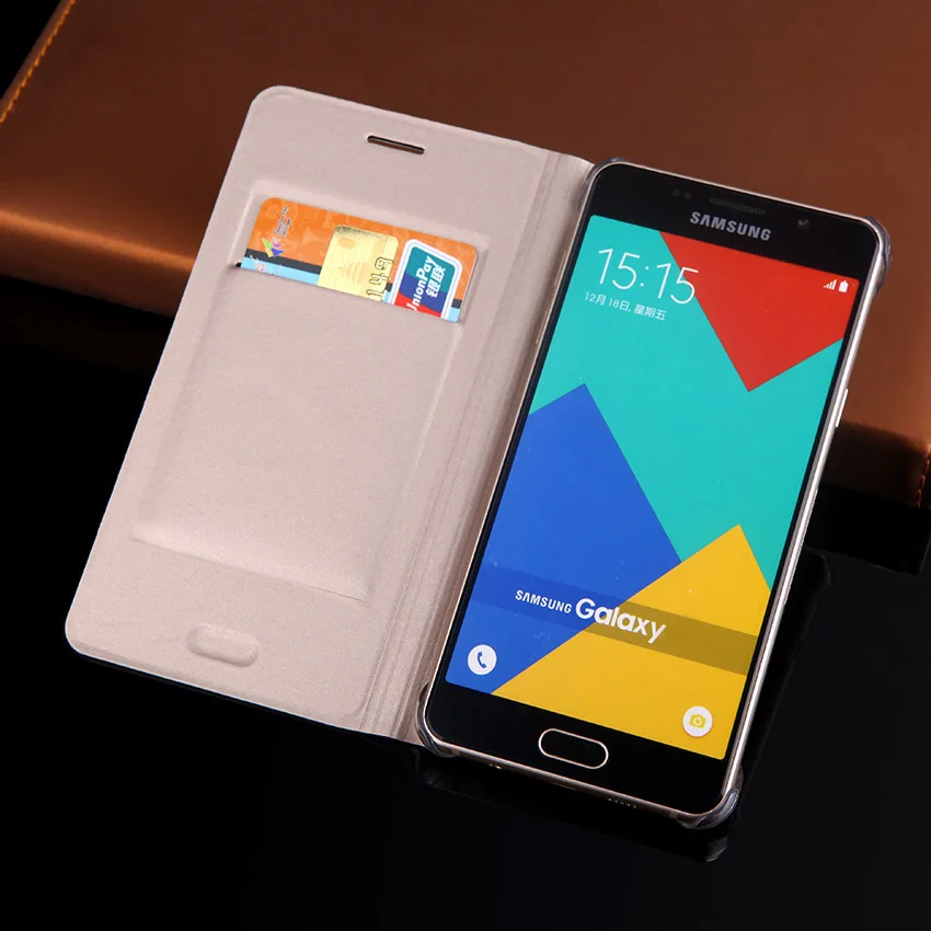 Кожаный флип чехол 360 дюйма бумажник для Samsung Galaxy A3 2016 A 3 Duos A32016 SM A310 A310F телефона с