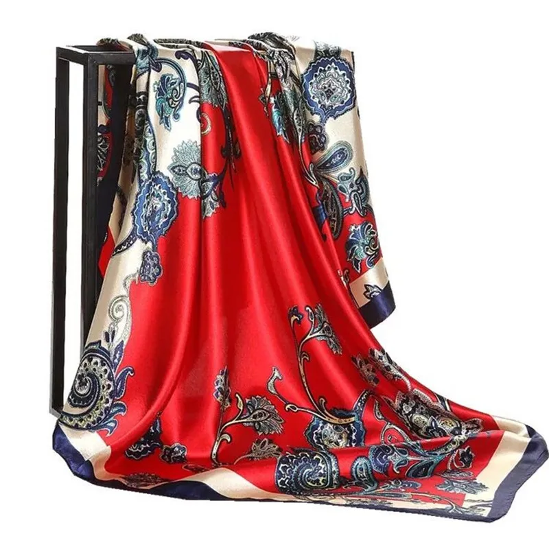 20 Colors Flower Printed Silk Scarf Women Fashion Spring Summer 90*90cm polyester Shawl Hijab High Quality Satin Square Scarves
20 Colors Flower Printed Silk Scarf Women Fashion Spring Summer 90*90cm polyester Shawl Hijab High Quality Satin Square Scarves