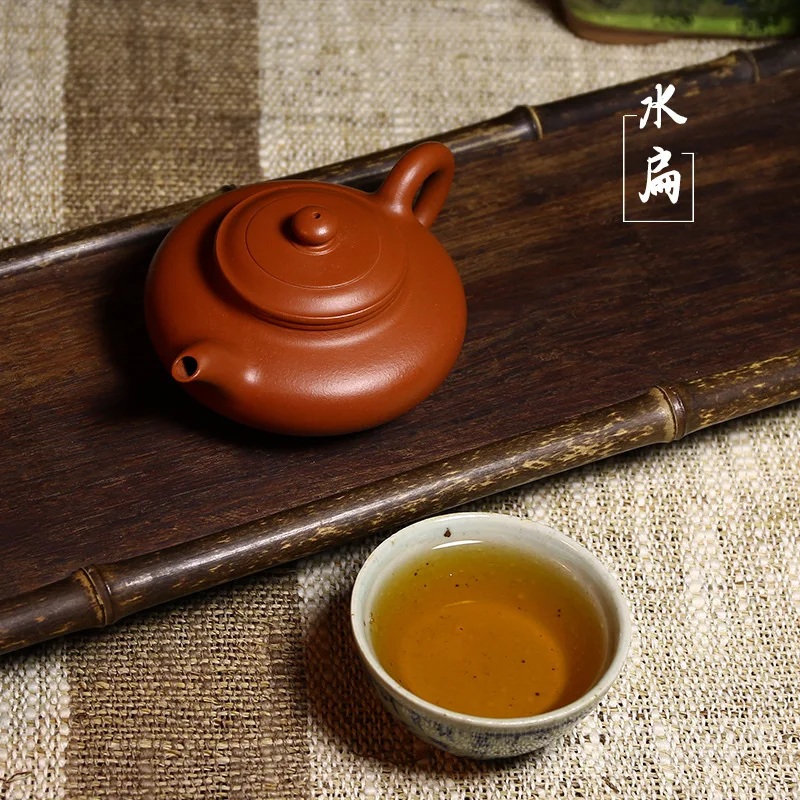 120ml Handmade Authentic Boutique Yixing Purple Clay Zhu Ni Shuibian Tea Pot Small Capacity Tea Set Kettle Kung Fu Puer Teapot
120ml Handmade Authentic Boutique Yixing Purple Clay Zhu Ni Shuibian Tea Pot Small Capacity Tea Set Kettle Kung Fu Puer Teapot