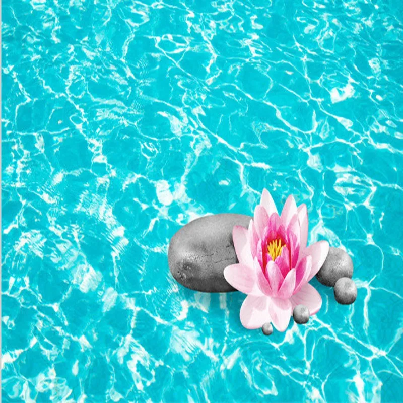Free Shipping Water pattern Lotus 3D floor painting waterproof bathroom square bedroom restaurant office lobby flooring mural
Free Shipping Water pattern Lotus 3D floor painting waterproof bathroom square bedroom restaurant office lobby flooring mural