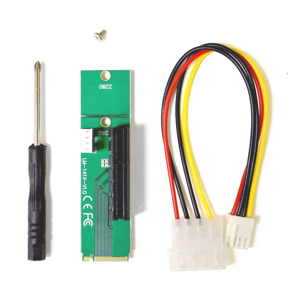 1 Pack NGFF To PCI-E Riser Card M.2 Port To PCIE Expansion Card NGFF To PCI-E X4 Slot Adapter For BTC Miner Mining Machine
1 Pack NGFF To PCI-E Riser Card M.2 Port To PCIE Expansion Card NGFF To PCI-E X4 Slot Adapter For BTC Miner Mining Machine