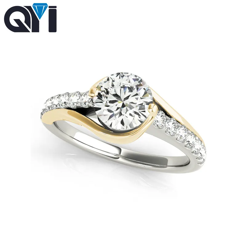 QYI Silver Ring Women 1 Carat D Color Moissanite Diamond Engagement 925 Sterling Silver Ting Wedding Promise Ring Bridal Jewelry
QYI Silver Ring Women 1 Carat D Color Moissanite Diamond Engagement 925 Sterling Silver Ting Wedding Promise Ring Bridal Jewelry