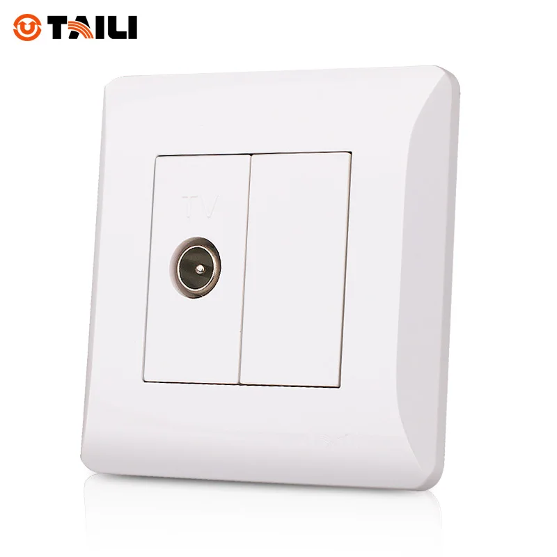 TAILI ЕС стандартный мужской ТВ розетка выход TL0622|coaxial wall plate|tv coaxial socketcoaxial outlet |